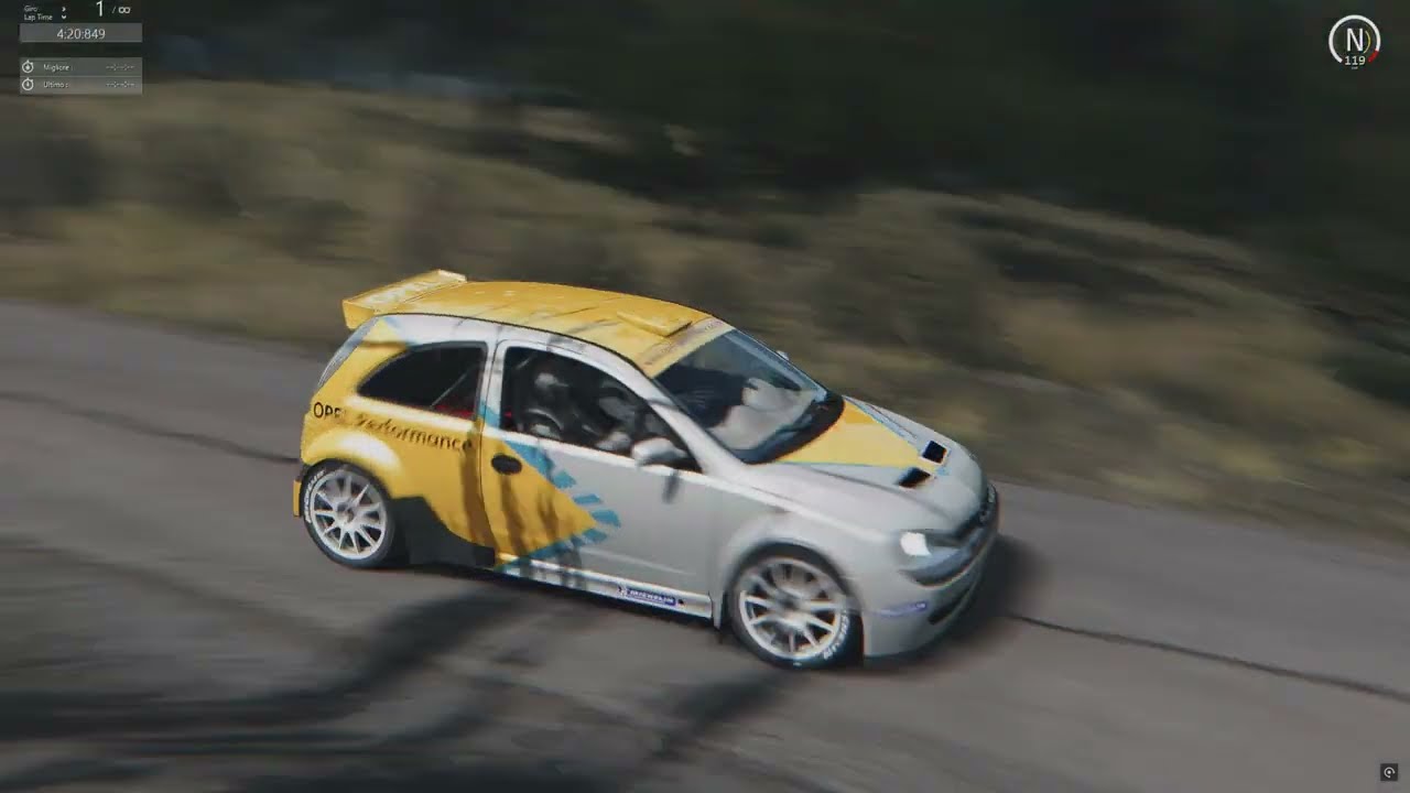 Assetto Corsa Opel Corsa S1600 - Embrun Prunieres - Rally Tarmax TV REPLAY - Time Attack 1st time