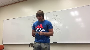 NDSU Student Intro speech COMM 110