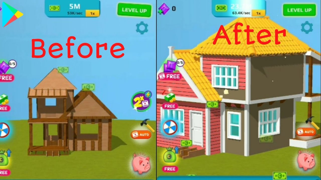 Idle Home | Victorian | Home Design | iOS, Android game | gameplay | 