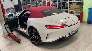 Mercedes-AMG GT Roadster catless downpipes sound