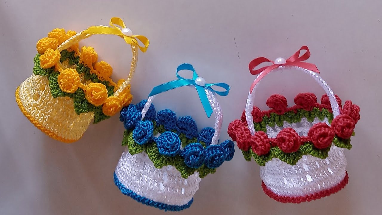 CESTINHA PORTA SABONETE EM CROCHÊ/passo a passo/Valdenete crochê artes e reciclagem