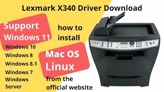 Lexmark X340 Driver Download and Setup Windows 11 Windows 10