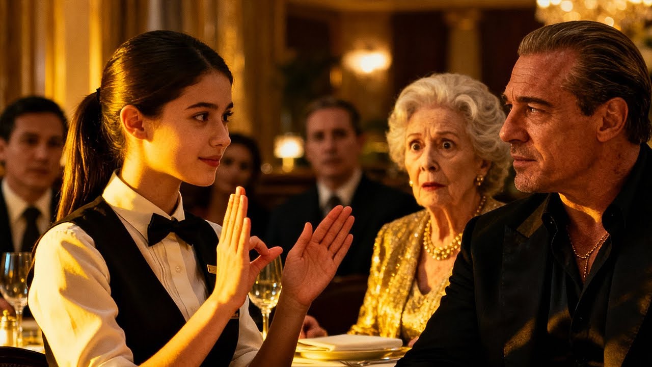 Schüchterne Kellnerin grüßt die GEHÖRLOSE Mutter des MAFIABOSSES – ihre Gebärden SCHOCKIEREN alle