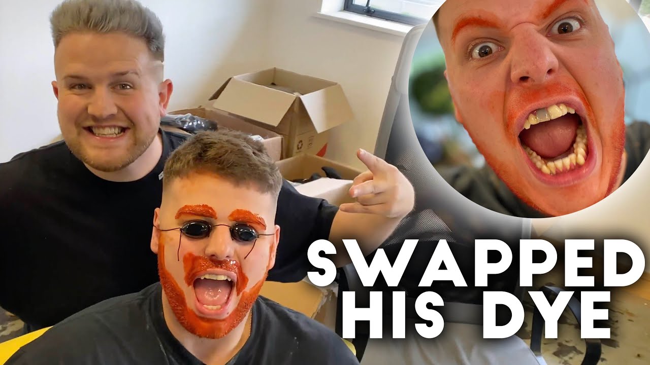 ANGRY GINGER KID RETURNS EYEBROW DYE PRANK YouTube