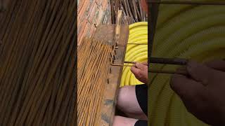 Making wire mesh for cast iron. #shorts