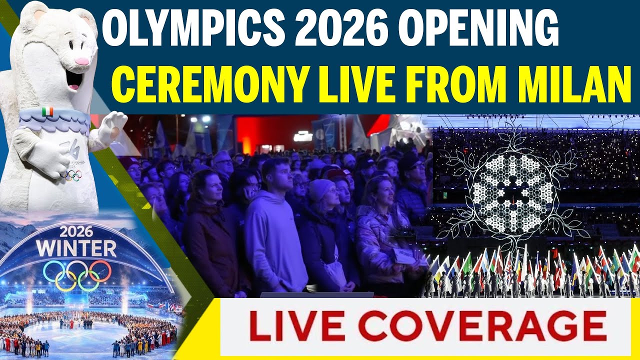 Winter Olympics 2026 Kicks Off LIVE | Opening Ceremony Watch Party from Milan