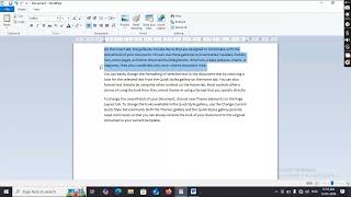 Wordpad tutorial part 1🖥