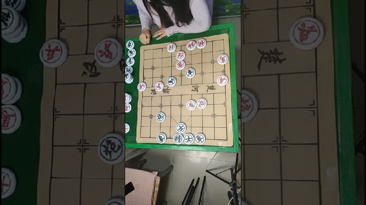 高颜值小姐姐的象棋日常，气质直接拉满