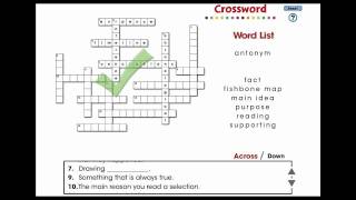 CC7108 Reading Comprehension: Crossword App screenshot 4
