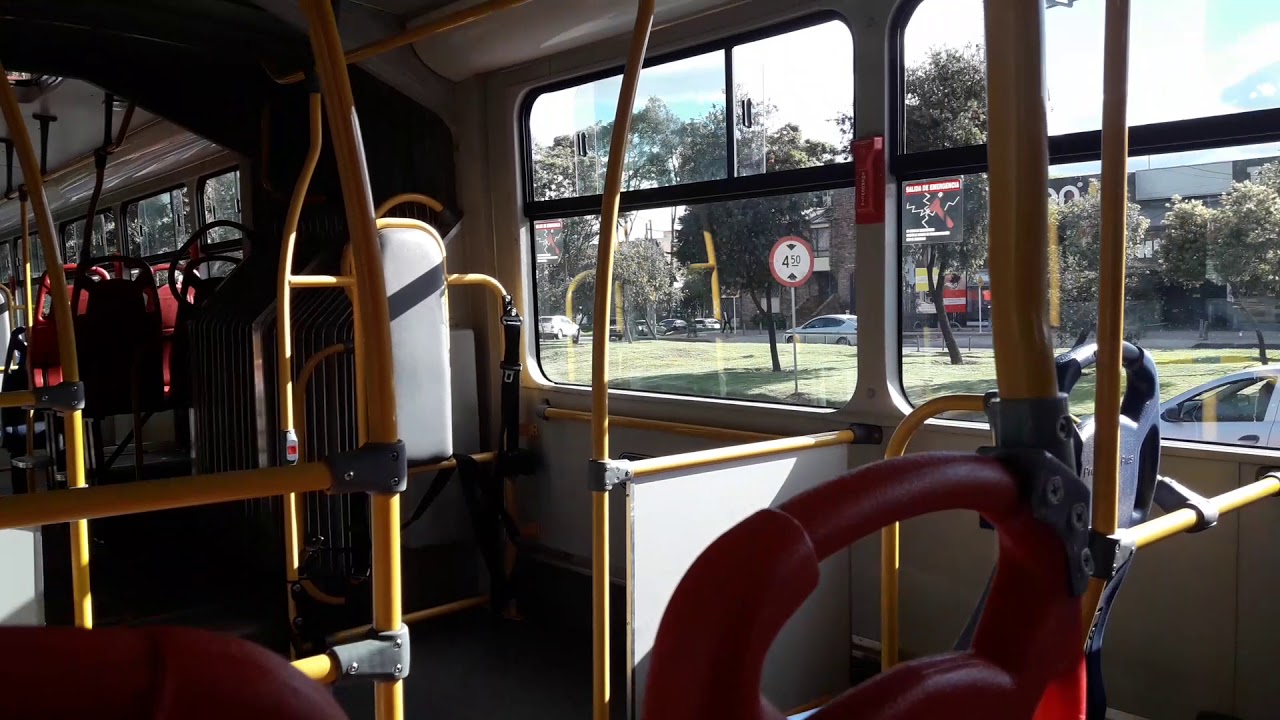 Transmilenio U256 Scania desde el Portal Norte hasta Calle 72