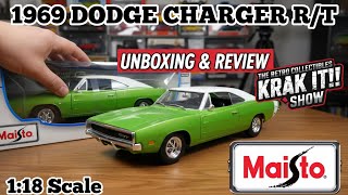 taco5310　1/18 1969 Dodge Charger 1/18 1969 Dodge Charger R/T By Maisto Unboxing & Review! - YouTube