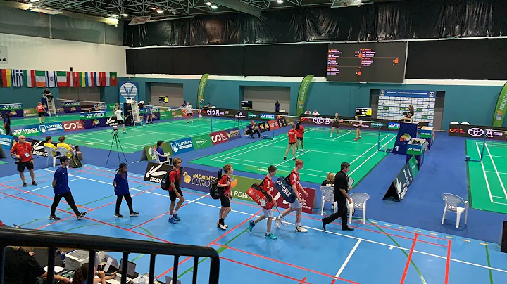 Badminton Europen U15 Championships BD Puhakka-Pitknen vs. Kiszczyk-Perkows...