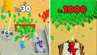 Hero Defence: Zombie War game in MAX LEVEL ⭐ Merge Simulator Battles screenshot 3