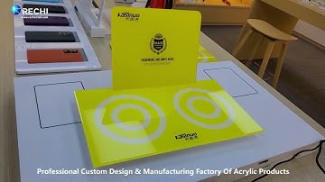 RECHI |Custom Counter Acrylic Display Factory| Acrylic Retail Display Rack for Bluetooth Speaker