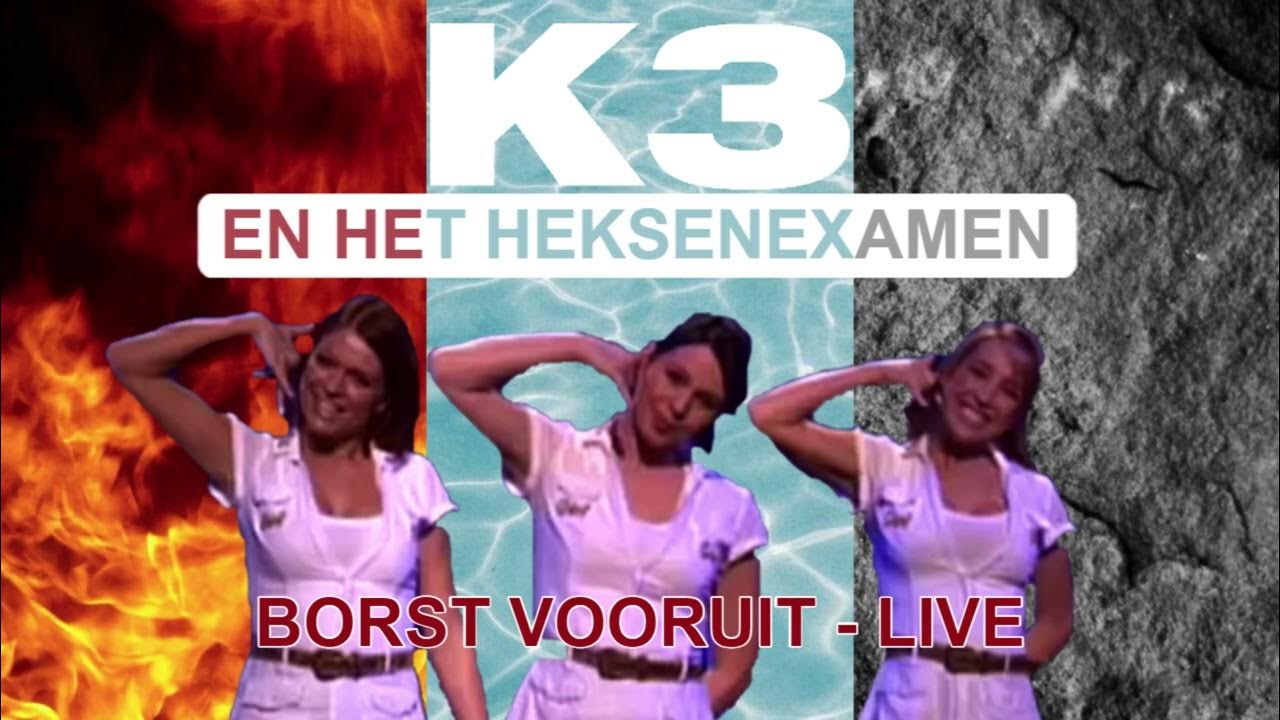 K3 Borst vooruit Live (Karaoke + Acapella) YouTube