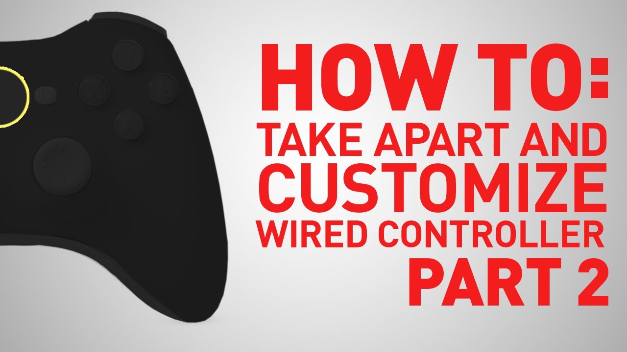How To: Build and Replace parts on Xbox 360 WIRED Controller - Part 2 ...