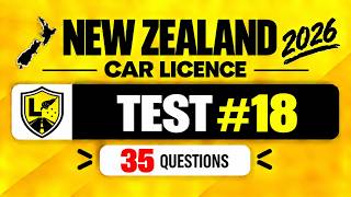 NZ Car Theory Test 18 | Road Code 2026 – 35 Questions & Answers