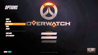Overwatch Beta Settings & Login Screen Preview