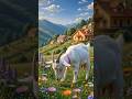 चतुर बकरी गुड़िया और भूखा भेड़िया #goat and wolf #bachche ki kahani #kids story
