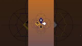 Eksperimen Geometri Islami dengan Code 👩‍💻 #codingindonesia #belajarcoding #coding #c  #shorts