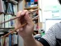お箸の正しい持ち方　chopsticks