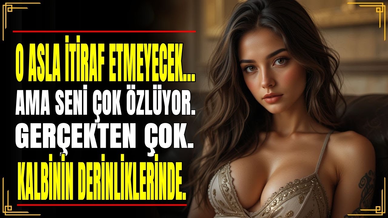 Bunu asla itiraf etmeyecek... Ama seni her zamankinden daha çok özlüyor