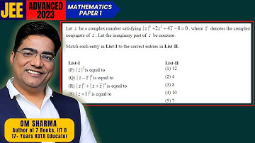 Let z be a complex number satisfying | z |^3 +2z^2 + 4𝑧¯ –8 = 0, where 𝑧 ¯denotes the complex conju