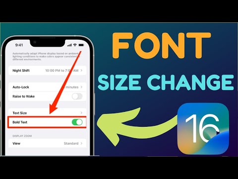 How to Change the font size on your iPhone(2024)