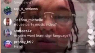 Swaelee Had An Unexpected Visitor On Instagram Live