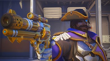 NEW Cassidy Smoking Gun Highlight Intro with Different Skins | Overwatch 2