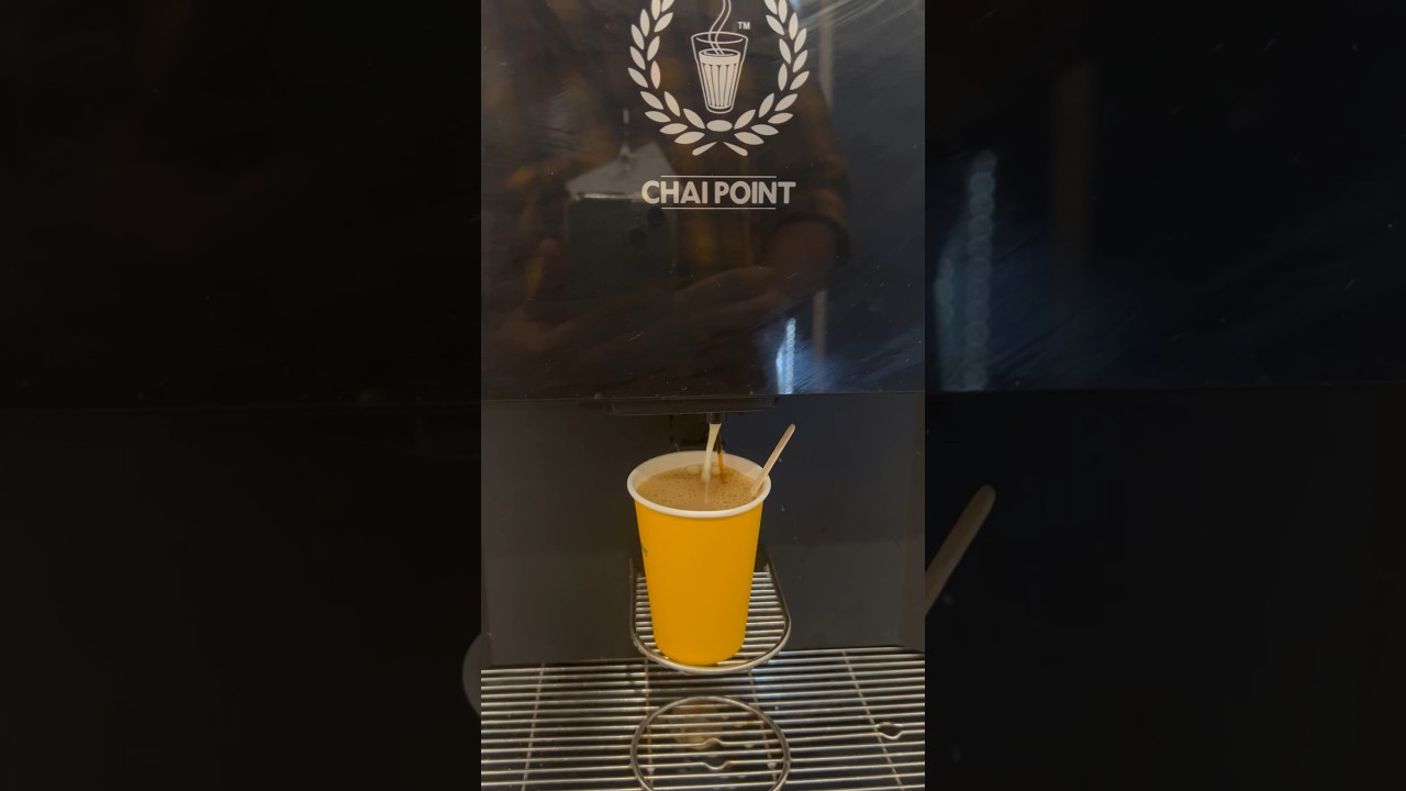 Chai Point Automatic tea dispenser at the office 