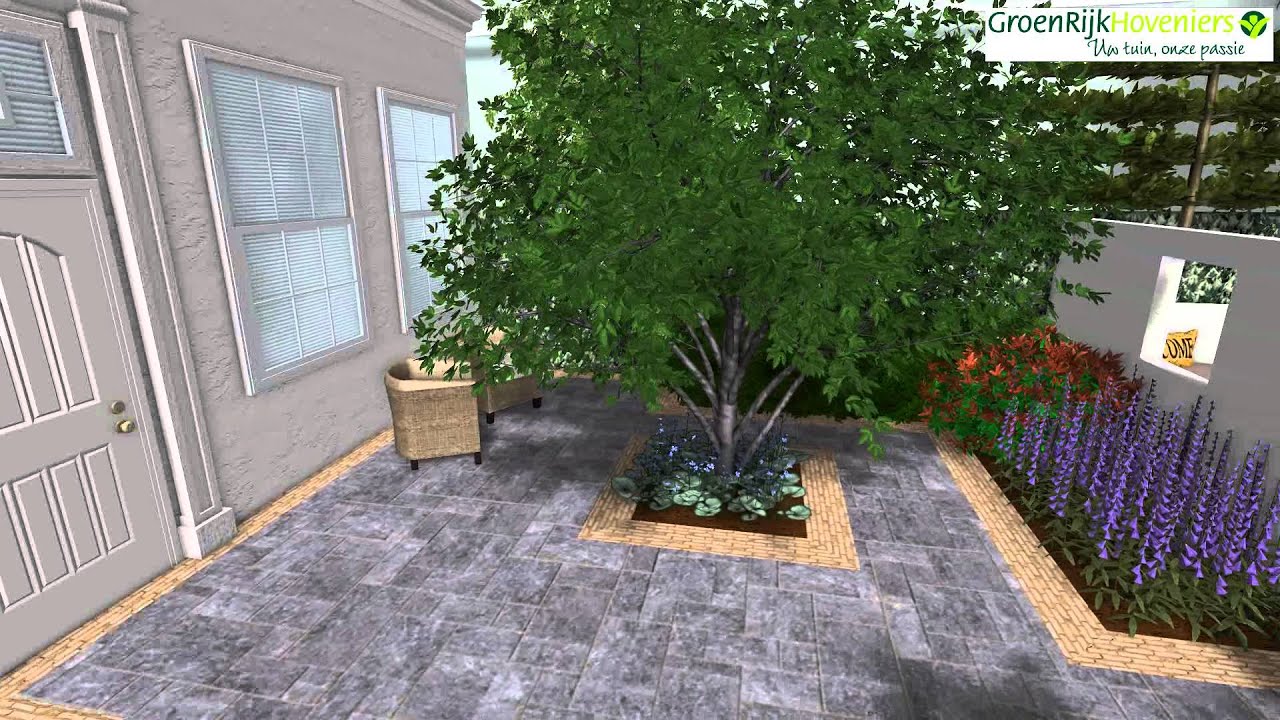 Achtertuin in hartje Amsterdam