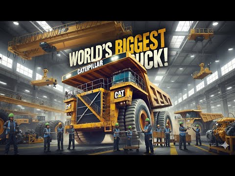 داخل مصنع كاتربيلر 797 الذي تبلغ تكلفته 5 ملايين دولار كيف ت صنع أكبر شاحنة تعدين في العالم