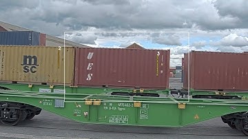 OCR scanning of a train