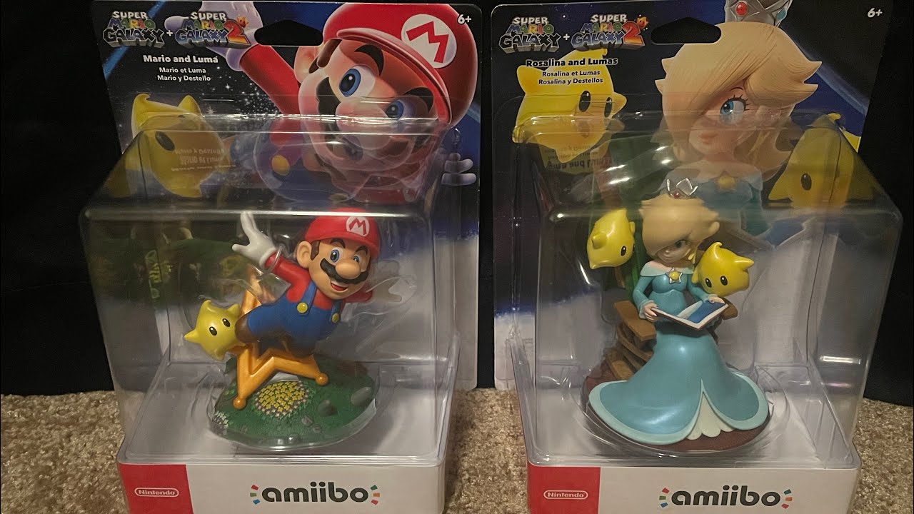 Super Mario Galaxy 1 + 2 Amiibo Unboxing! - YouTube