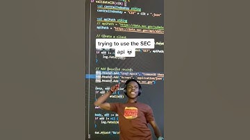 trying to use the SEC api for algo trading 💀 #algotrading #tradingbot #finance #stockmarket