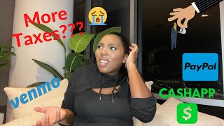 New IRS changes for business owners making more than $600/yr using cashapp, venmo, zelle