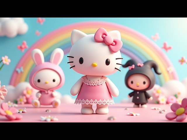 Hello Kitty and Friends : Magical Rainbow day Sing, Play, abd