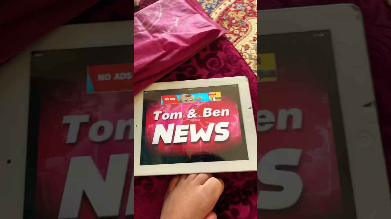 Talking Tom and Ben news on IPad mini 3 iOS 9.3.5