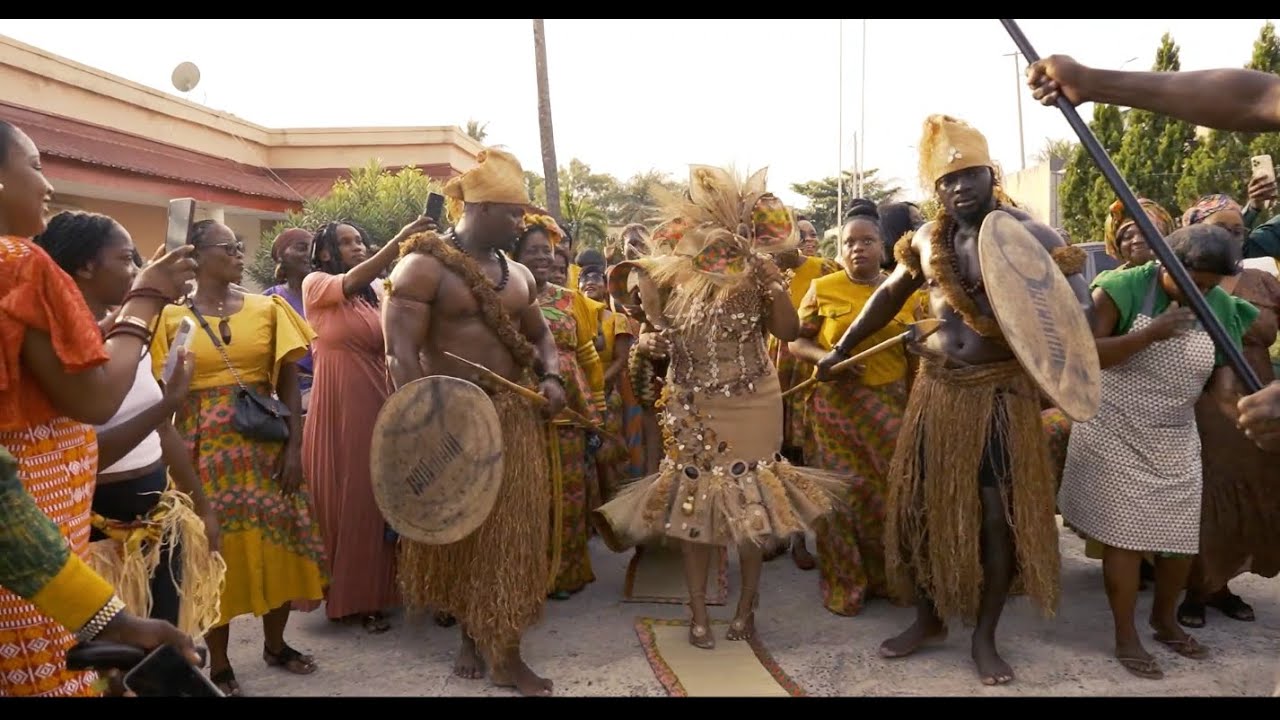 Mariage coutumier de Séverine et M. Lekeka