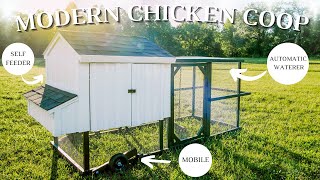 MOBILE CHICKEN COOP BUILD TOUR | DIY Automations