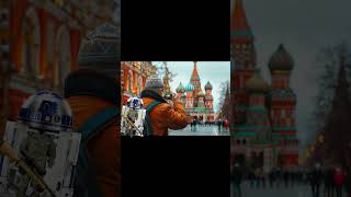 R2-D2 de turismo por el mundo #shorts #capcutedit #chistes #editor #fbviral #frances #memes