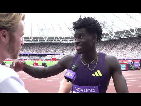 Ja'Kobe Tharp Praises Execution After 12.89 110mH Win At London Diamond League, 5th-Straight Sub-13