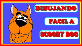 Dibujar a SCOOBY DOO  #scoobydoo #dibujosimple #dibujorapido #colorearparaniños