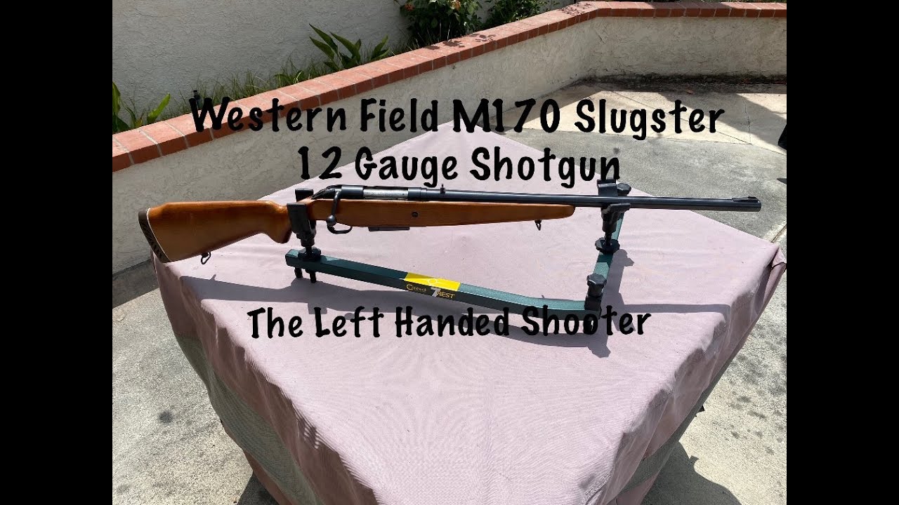 Western Field M170 Slugster 12GA Bolt Action Shotgun 