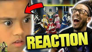 Kids reacting to the ORIGINAL Power Rangers |【Power Rangers】REACTION