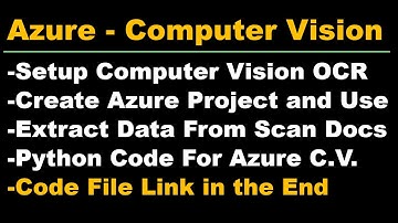 Azure Computer Vision | Azure OCR | Azure How to Extract Text From Scanned Document