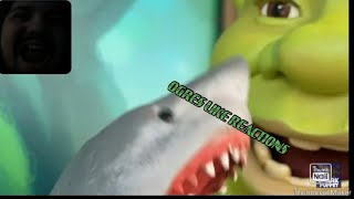 Shark Puppet Meets Shrek Reaction