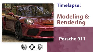 Sports Performance Timelapse: Modelling & Rendering of Porsche 911