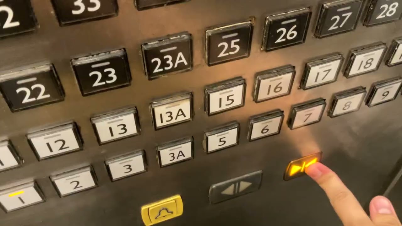 Mitsubishi Elevator at All Seasons Park, Ayer Itam, Penang, Malaysia. (Summer tower B3)